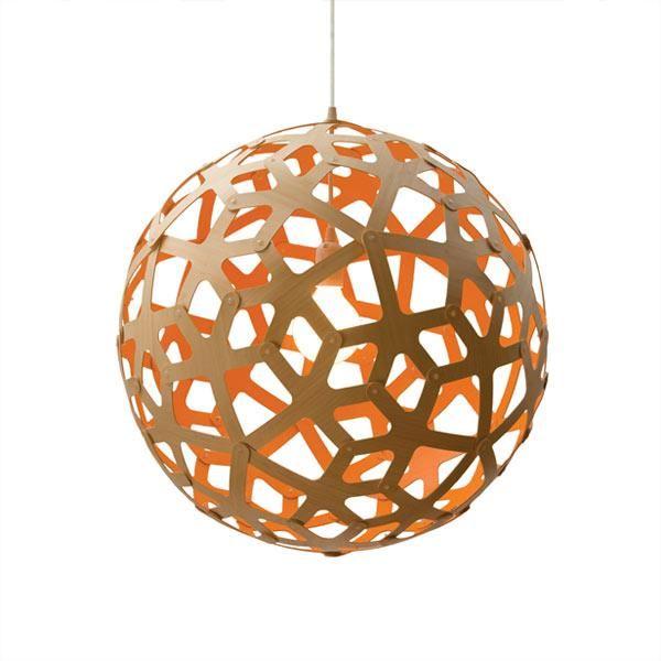 David Trubridge Coral ø60 Orange Pendel