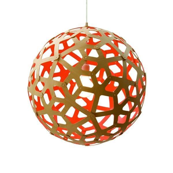 David Trubridge Coral ø60 Rød Pendel