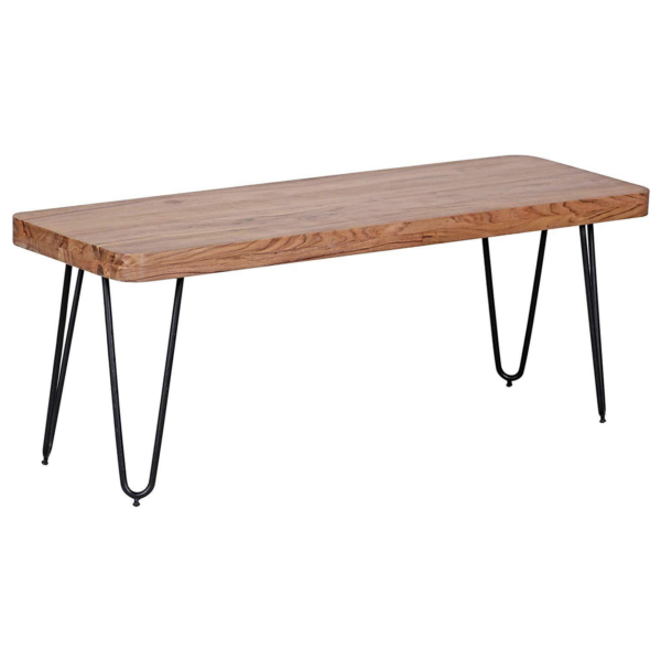 Håndlavet Spisebordsbænk I Fsc?-certificeret Træ 120 X 40 X 45 Cm