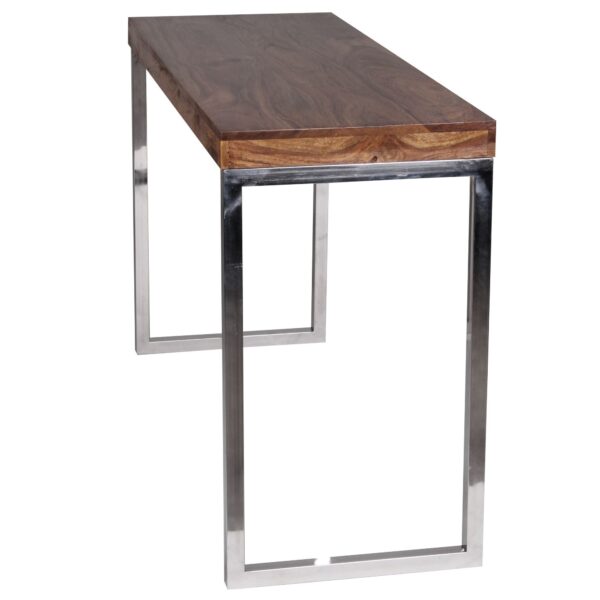 Computerbordskrivebord I Fsc?-certificeret Træ 120 X 76 X 45 Cm