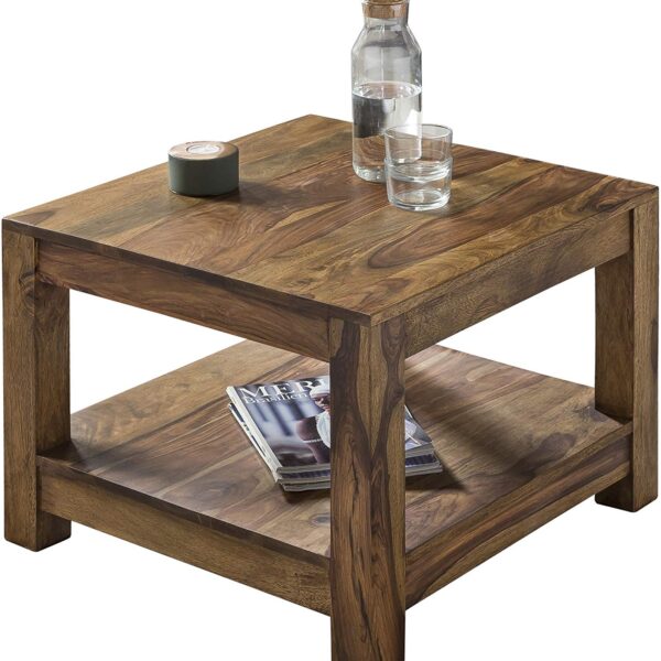 Moderne Sofabord I Fsc?-certificeret Træ 60x45x60 Cm