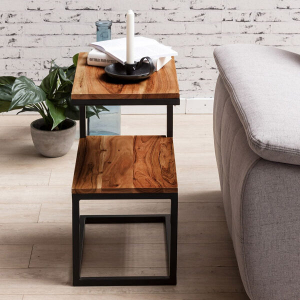 Håndlavet Sofabord I S-form Fsc?-certificeret Træ