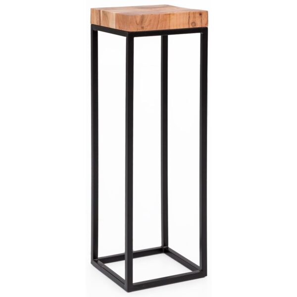 Sidebord I Trendy Japandi Style Fsc?-certificeret Træ 97 X 30 X 30 Cm