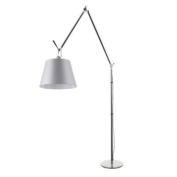 Artemide Tolomeo Mega Gulvlampe Satin 42 Cm Skærm