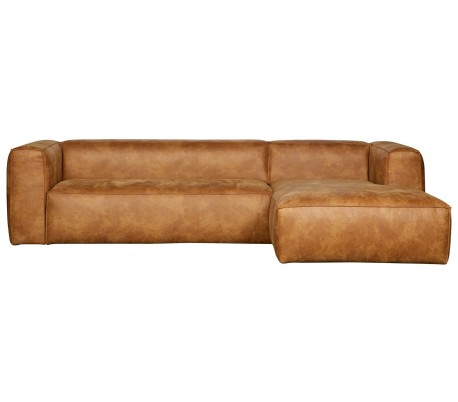 Bean Hjørnesofa I Læder 305 X 175 Cm - Cognac