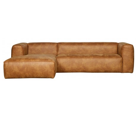 Bean Hjørnesofa I Læder 305 X 175 Cm - Cognac
