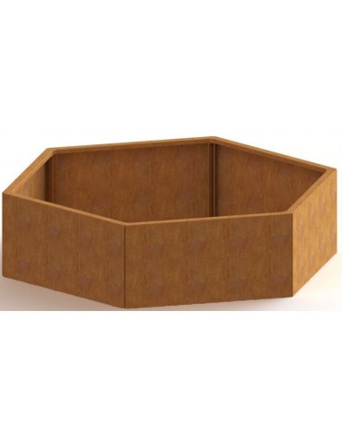 Denver Højbed Uden Bund H80 X B1386 X D1593 Cm I Corten Stål