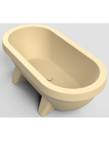 Gardentub Udendørs Badekar I Polyethylene 194 X 94 Cm - Sand