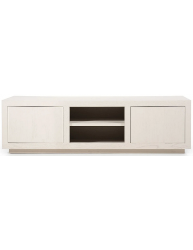 Helsinki Tv Bord I Egetræ B160 Cm - Taupe
