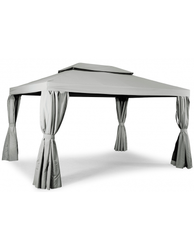 Hillerstorp Havepavillon I Aluminium Og Polyester 3 X 4 M - Grå