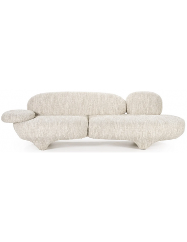 Jayden 3-personers Sofa I Ruflet Polyester B265 Cm - Beige