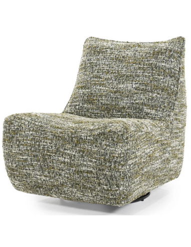 Loys Rot?rbar Lænestol I Polyester H85 Cm - Grøn Meleret