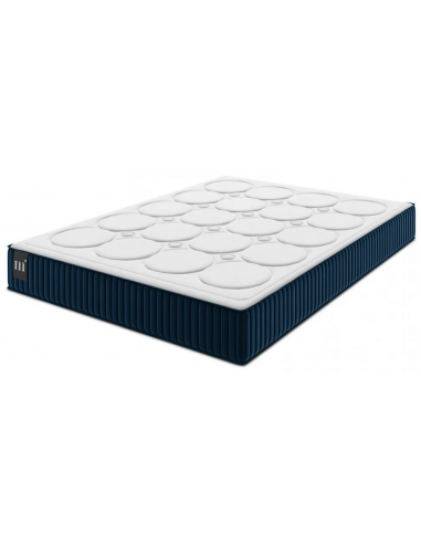 Muara Springmadras Pocket 200 X 160 Cm - Hvidblå