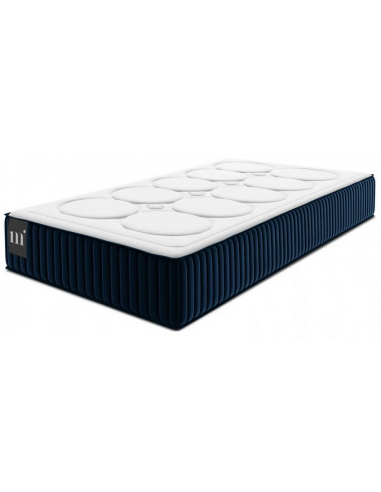 Muara Springmadras Pocket 200 X 90 Cm - Hvidblå