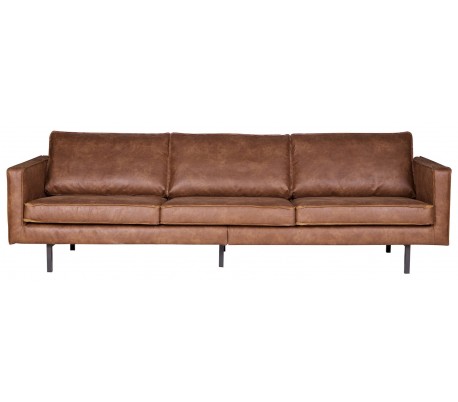 Rodeo 3-personers Sofa I Læder B277 Cm - Vintage Cognac
