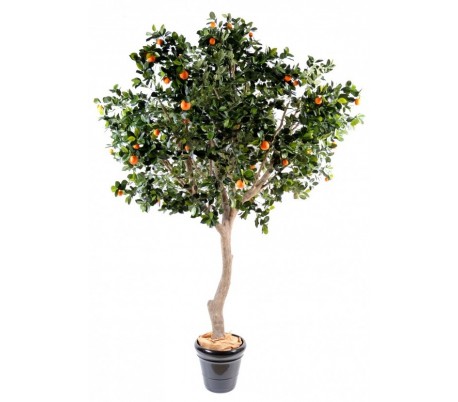 Stort Kunstigt Appelsintræ H280 Cm