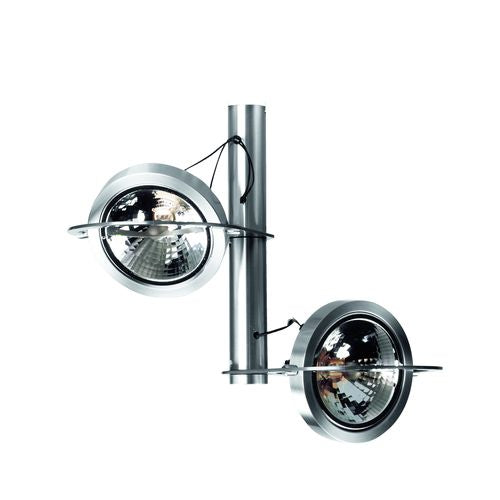 Mikks 2  Børstet-alu Malerilampe Loftlampe Tal Lighting