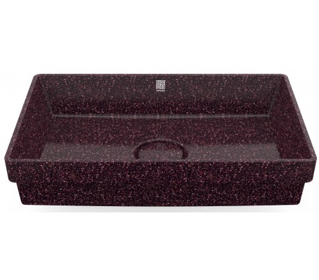 Woodio Nedfældet Håndvask 60 X 40 Cm Eco - Bær Rød