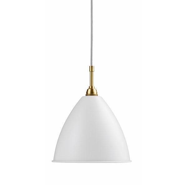Gubi Bestlite Bl9m Pendel Mellem Mat Hvid  Messing