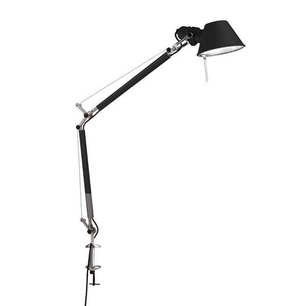 Artemide Tolomeo Mini Bordlampe Sort Med Klemme